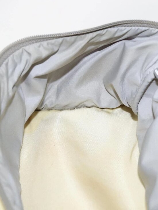 CHANEL Backpack Nylon Silver White main image 9